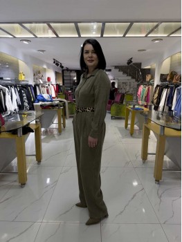 INDIGO LEOPAR KEMERLI TULUM 7034