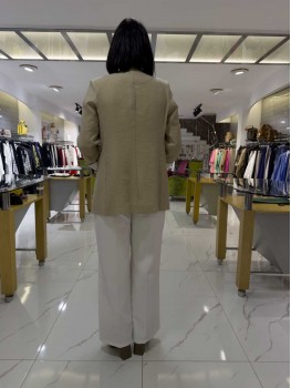 İNDİGO BEJ CEKET 6143