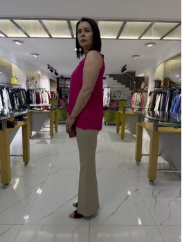 Mİ LYKRALİ İSPANYOL PAÇA PANTOLON 85025