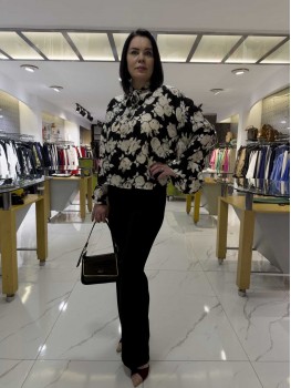 MEZZURA  ŞİFON BLUZ 1038