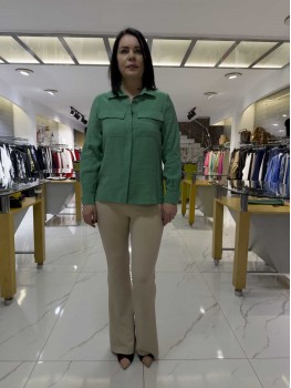 SELEN  KUPRA KUMAŞ GOMLEK 8762