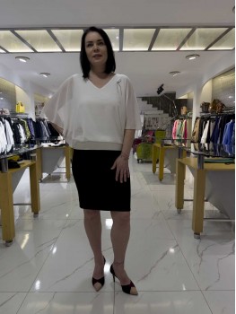 MEZZURA SİYAH ETEK 1009