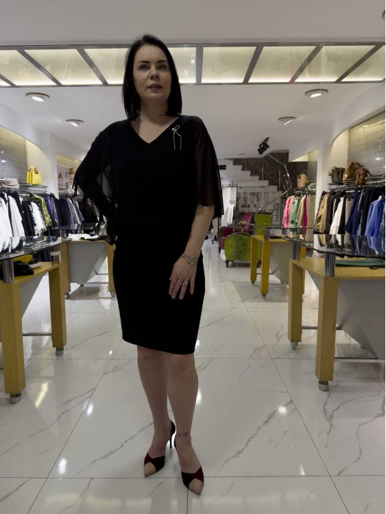 İNDİGO ŞİFON BLUZ 8146 İNDİGO ŞİFON BLUZ 8146