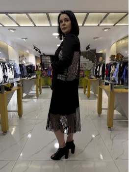 SOİE TASARIM FİLE DETAYLI ETEK 25150