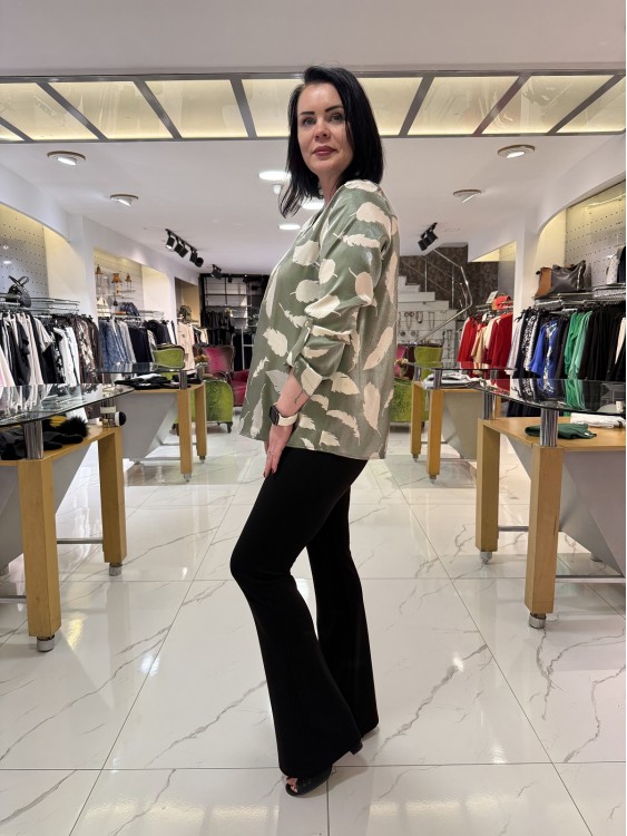SELEN JAKARLI SATEN BLUZ 8131