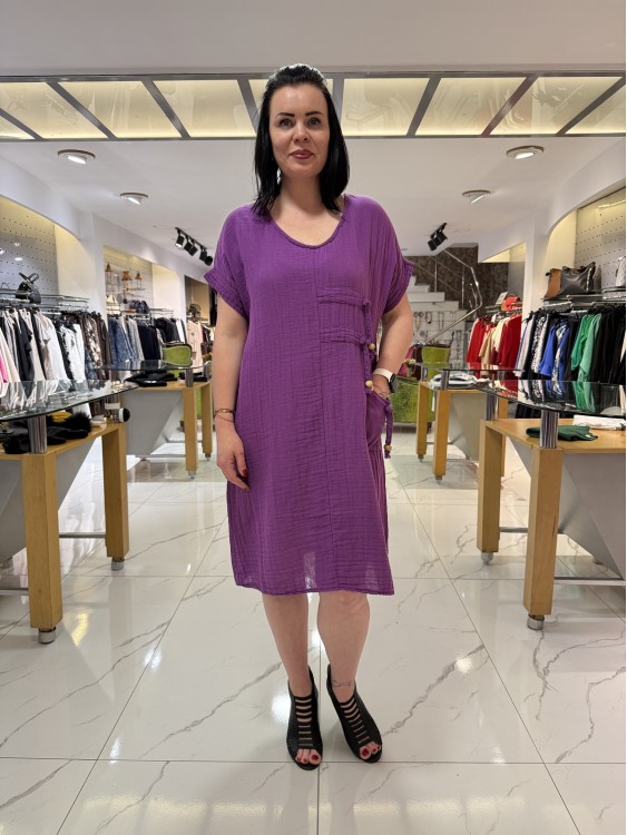 İTALİA KETEN ELBİSE 001