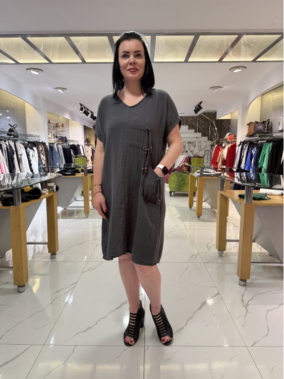 İTALİA KETEN ELBİSE 001